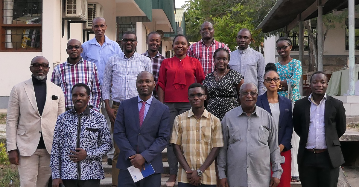 International workshop participants, including SEI Research Fellow Dr Nelson Ekane (left).