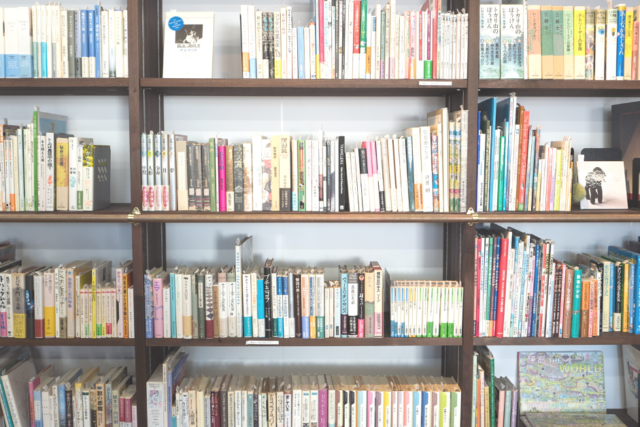 Bookshelf, books, knowledge
