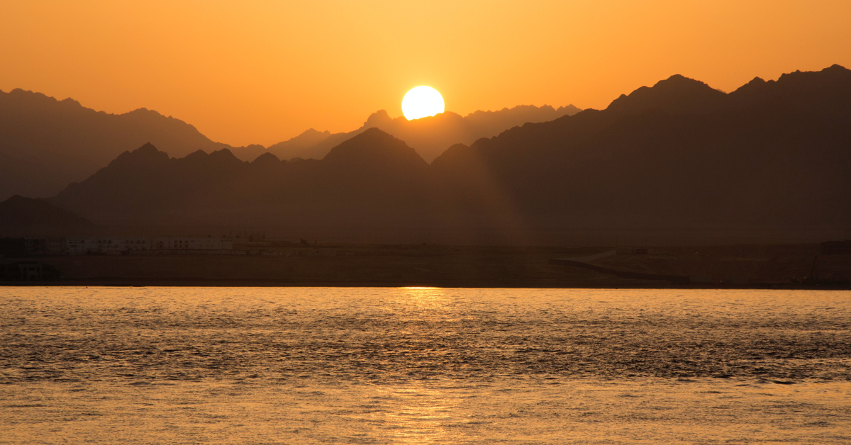 sunset, Sharm El-Sheikh, Egypt